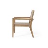 Cesicia 34'' H X 25'' W X 27.25'' D Brown Outdoor Wicker and Acacia Wood Club Chairs, Set of 2 - 4 of 4