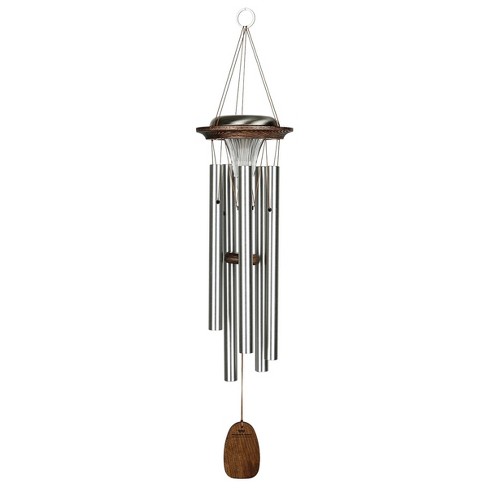 Woodstock Wind Chimes For Outside, Garden Décor, Outdoor & Patio Décor, 29", Moonlight Solar Chime Wind Chimes - image 1 of 4