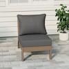 WestinTrends  Avalon Outdoor HDPE Deep Seating Modular Armless Patio Chair with Patio Cushions - 2 of 4