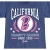 Girls' - Barbie - Barbie Varsity League Fitted Short Sleeve Graphic T-Shirt - 2 of 4