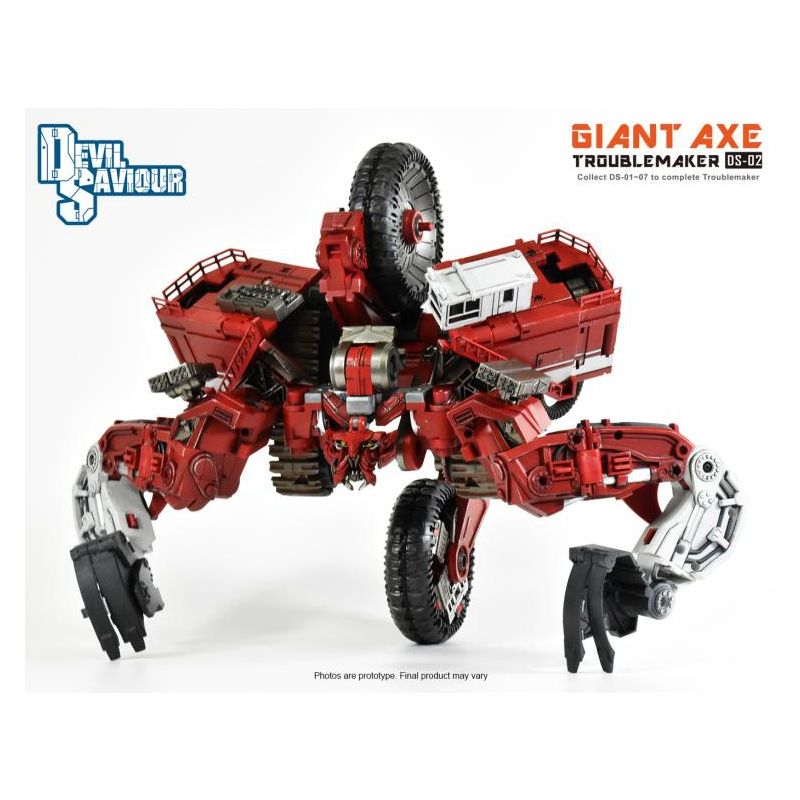 DS-02 Giant Axe | Devil Saviour Construction Combiner Action figures, 1 of 6