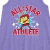 Girls' - SpongeBob SquarePants - American All-Star Graphic Sleeveless Aline Dress - 2 of 4
