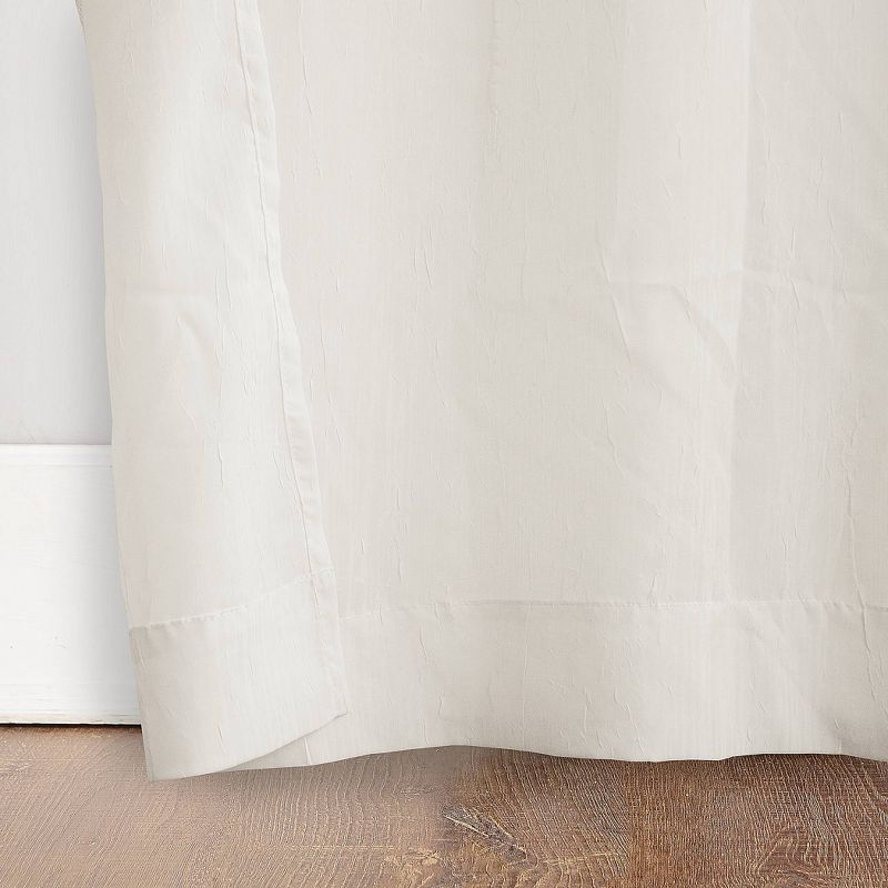 Erica Crushed Sheer Voile Grommet Curtain Panel - No. 918, 4 of 8