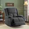 MAYEERTY Grey Power Lift Recliner Chair - With Massage, Heat, USB Ports & Cup Holders for Senior Comfort - 2 of 4