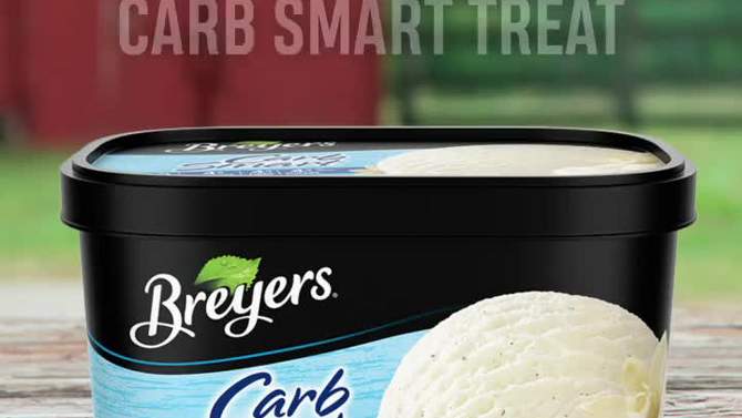 Breyers Carb Smart Vanilla Frozen Dairy Dessert - 48oz, 2 of 9, play video