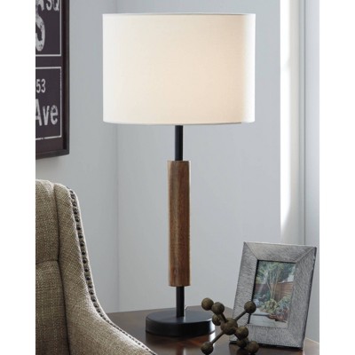 Set of 2 Maliny Table Lamps Black/Brown - Signature Design by Ashley