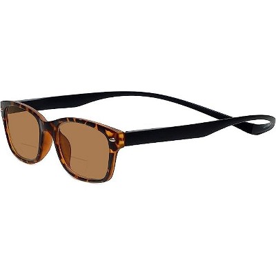 Magz Greenwich Magnetic Front Connecting Polarized Sun OR Bi-Focal Sunglasses in Rainbow Stripe Multi-Color Black
