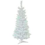 3ft National Tree Company White Tinsel Artificial Pencil Tree