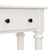 COWLOWN Entryway Table with 4 Drawers & Shelf, Vintage Console Table for Hallway, Living Room - 4 of 4