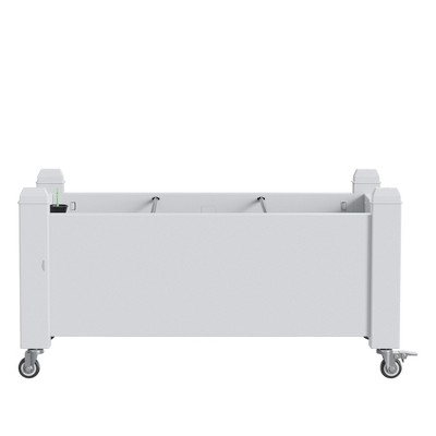 Lirago,17.72"D*30.04"W*17.56"H,Mobile Self-Watering Planter with Wheels - Elevated Garden Bed with Built-in Water Reservoir