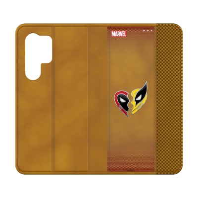 Keyscaper Marvel Grid Folio Cell Phone Case for Galaxy S23 Plus