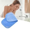 Unique Bargains Reusable Washable Makeup Removal Cleaning Cloth 16''x8'' 2pcs - 2 of 4