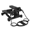 BestParts 3 Step Up Machine Height Aerobic Steps with 4 Risers - 330 lb Capacity, Non-Slip HDPE Platform, Black - 2 of 4