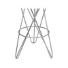 Meridian Furniture,Mercury Silver Iron Bar Stool - 4 of 4