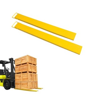 72" Pallet Fork Extensions for Forklift, 4400 Lbs Capacity Forklift Extensions 5.5" Width, Steel 1 Pair Fork Extensions for Forklift, Lift Truck - 1 of 4