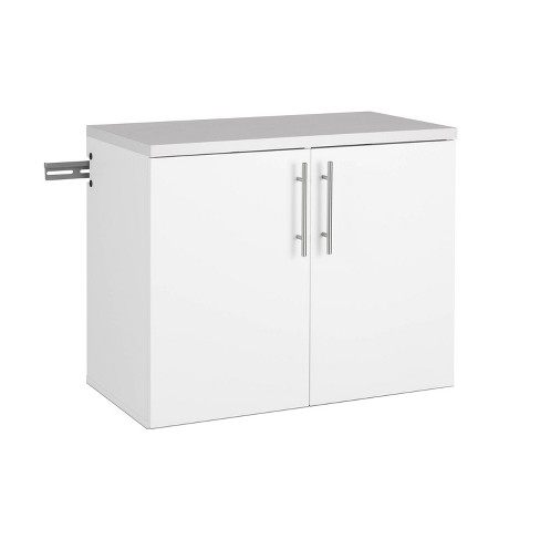 Pacific Stackable Cabinet with Sliding Doors Off White - Buylateral