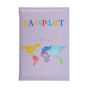Unique Bargains Colorful Passport Holder 1 Pc - 1 of 4