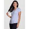 RBX Active Women's V-Neck Athletic Tee Quick Drying Buttery Soft Short Sleeve Running T-Shirt - 3 of 4