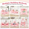 Infans Glow in the Dark Modular Kids Play Couch Set w/ Machine-washable Flannel Covers - 4 of 4