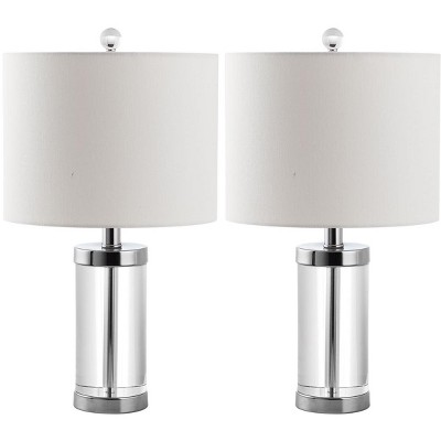 Laurie Crystal Table Lamp (Set of 2) - 20 Inch Height - LIT4101 - Crystal - Safavieh