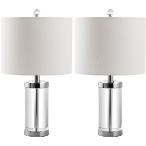 Laurie Crystal Table Lamp (Set of 2) - Clear - Safavieh - 1 of 4