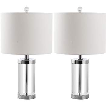 Laurie Crystal Table Lamp (Set of 2) - Clear - Safavieh