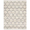 Unique Loom    Hygge Shag Trellis Area Rug - 2 of 4