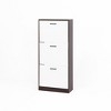 Chery Life Shoe Storage Cabinet with 3 White Panel Flip Drawers, Freestanding Organizer for Entryway - 2 of 4