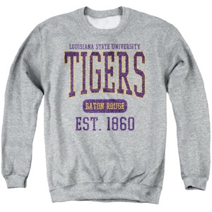 Men's LSU Est. Date Crewneck Sweatshirt - 1 of 4