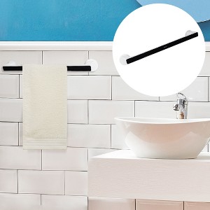 Unique Bargains Plastic Kitchen Bathrooms Self Adhesive Towel Bar Towel 1 Pc - 1 of 4
