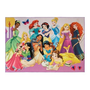 60"x84" Disney Princess Party Kids' Rug - 1 of 4