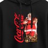 Women's - Coca-Cola - Vintage Santa With Presents Cropped Graphic Hoodie - 2 of 3