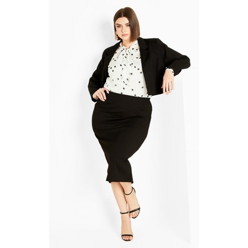 Target plus clearance size black skirt