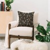 16"x16" Marta Barragan Camarasa Golden Tigers Throw Pillow Black - Deny Designs: Indoor Square Cushion - 2 of 4