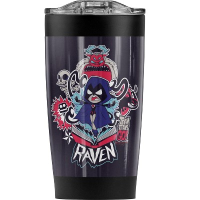 Teen Titans Go Raven Steel Tumbler 20oz Coffee Travel Mug