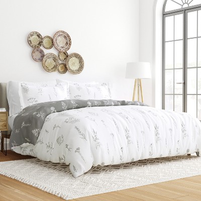 Paisley, Damask & Soft Farmhouse Prints 3PC Duvet Cover & Shams Set, Ultra Soft, Easy Care - Becky Cameron