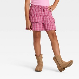 Girls' Plaid Skirt - Cat & Jack™ - 1 of 3