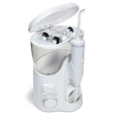 toothbrush with waterpik target