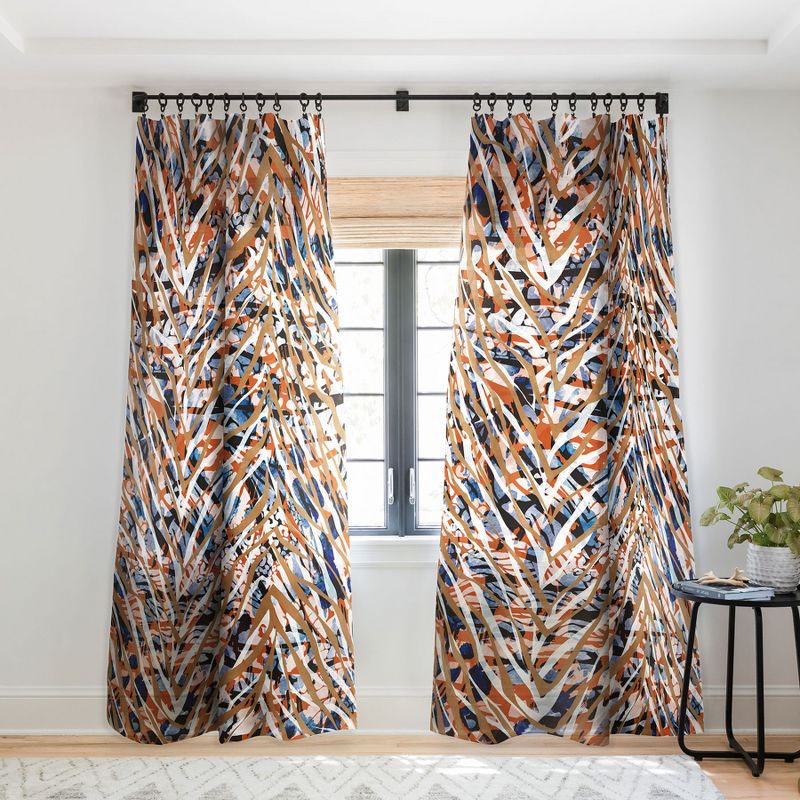 Marta Barragan Camarasa 01020 WILD SKIN ANIMAL Single Panel Sheer Window Curtain - Deny Designs, 1 of 7