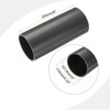 Unique Bargains Water Plumb DIY Crafts High Impact Rigid Round Pipes 8" Length ID 4" OD 4.33" Light Grey - 2 of 4