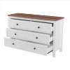 NicBex 6 Drawers Nightstand,Bedside Table with Round Metal Knobs,Modern Side Table for Bedroom - 2 of 4