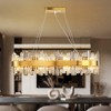35" 16 Lights K9 Crystal Ceiling Light Modern Chandeliers - 4 of 4