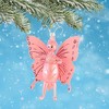 Italian Ornaments 4.5 Inch Lumibug Pink Butterfly Spring Tree Ornaments - 2 of 4