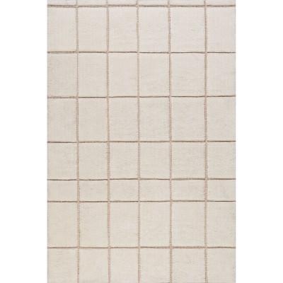 Frenshe Interiors x Rugs USA - Em Checked New Zealand Wool Indoor Area Rug