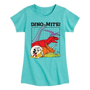 Girls' - Disney - Mickey & Friends Fitted Short Sleeve Graphic T-Shirt - 1 of 3