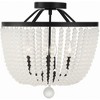 Crystorama Lighting Rylee 4 - Light Semi-Flush Mount in  Matte Black - 3 of 4