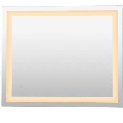 Remy 34.6" x 40.2" Anti-Fog Aluminum LED Bathroom Vanity Mirror with Smart Touch