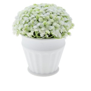 Unique Bargains Artificial Plants Gypsophila Bonsai Plastic 3.74"x3.74"x5.51" 1 Pcs - 1 of 4