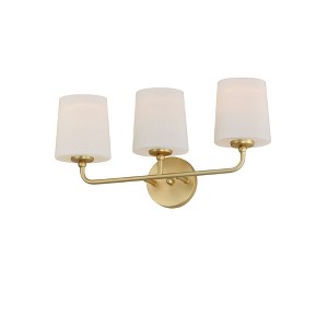 Maxim Lighting Bristol 3 - Light Vanity in  Satin Brass - 1 of 4
