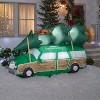 Gemmy Christmas Inflatable Griswold Station Wagon with Tree and Squirrel, 4.5 ft Tall - 2 of 4